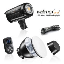 walimex pro LED Foto Video Studioleuchte Niova 100 Plus Daylight