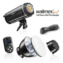 walimex pro LED Foto Video Studioleuchte Niova 200 Plus Daylight