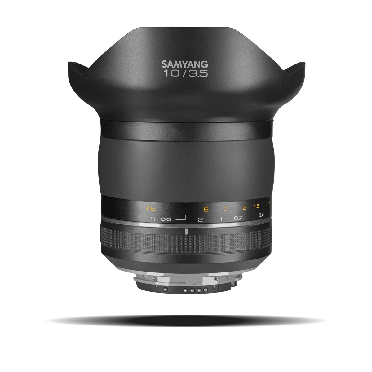 Samyang 10/3,1 Objektiv Video DSLR Canon EF manueller Fokus Videoobjektiv 0,8 Zahnkranz Gear Weitwinkelobjektiv schwarz 