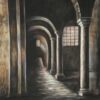 Stoffhintergrund 'Gothic' 3x6m
