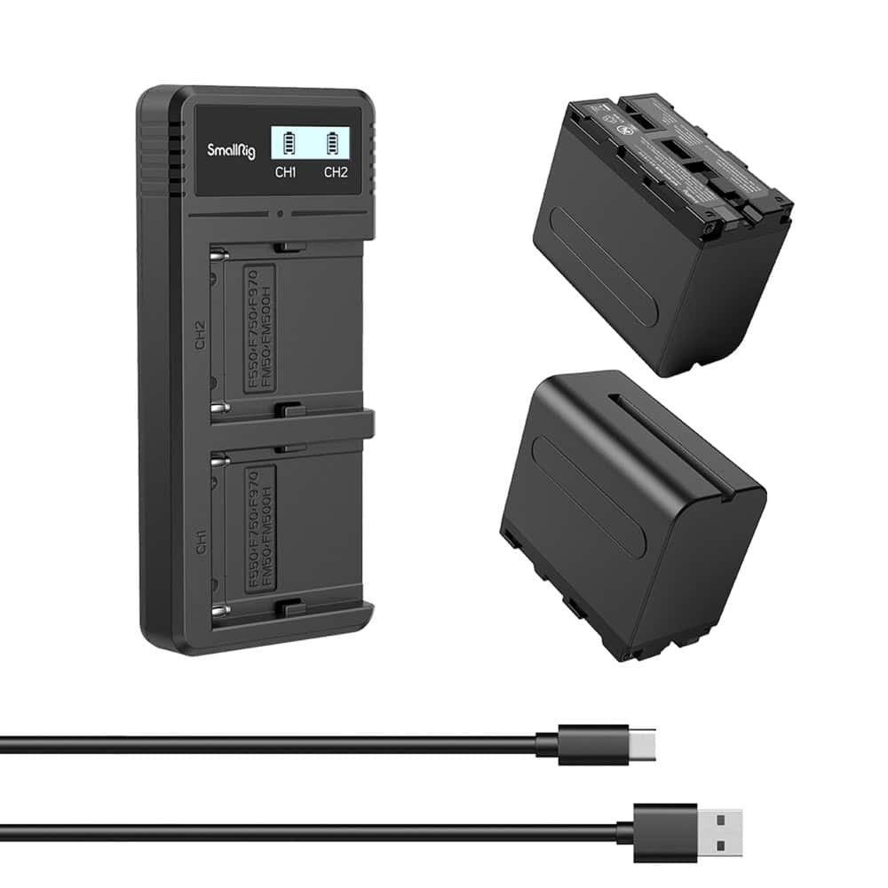 SmallRig NP-F Ladegerät & Akkus
