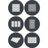 Godox GP-GS4 GOBO Set für KNOWLED MG1200Bi
