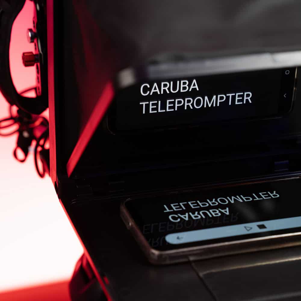 Caruba Teleprompter für smartphone/Tablet