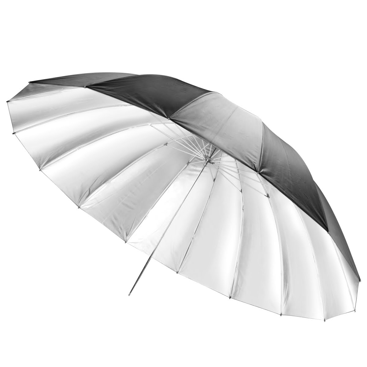Reflexschirm silber/schwarz