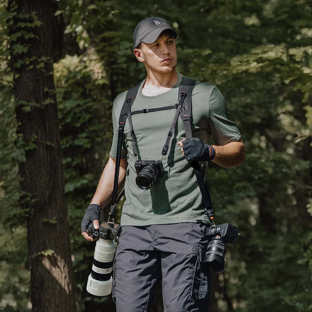 PGYTECH Camera Strap Master midnight black | wilderness green