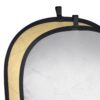 2in1 Faltreflektor gold/silber 100x170cm