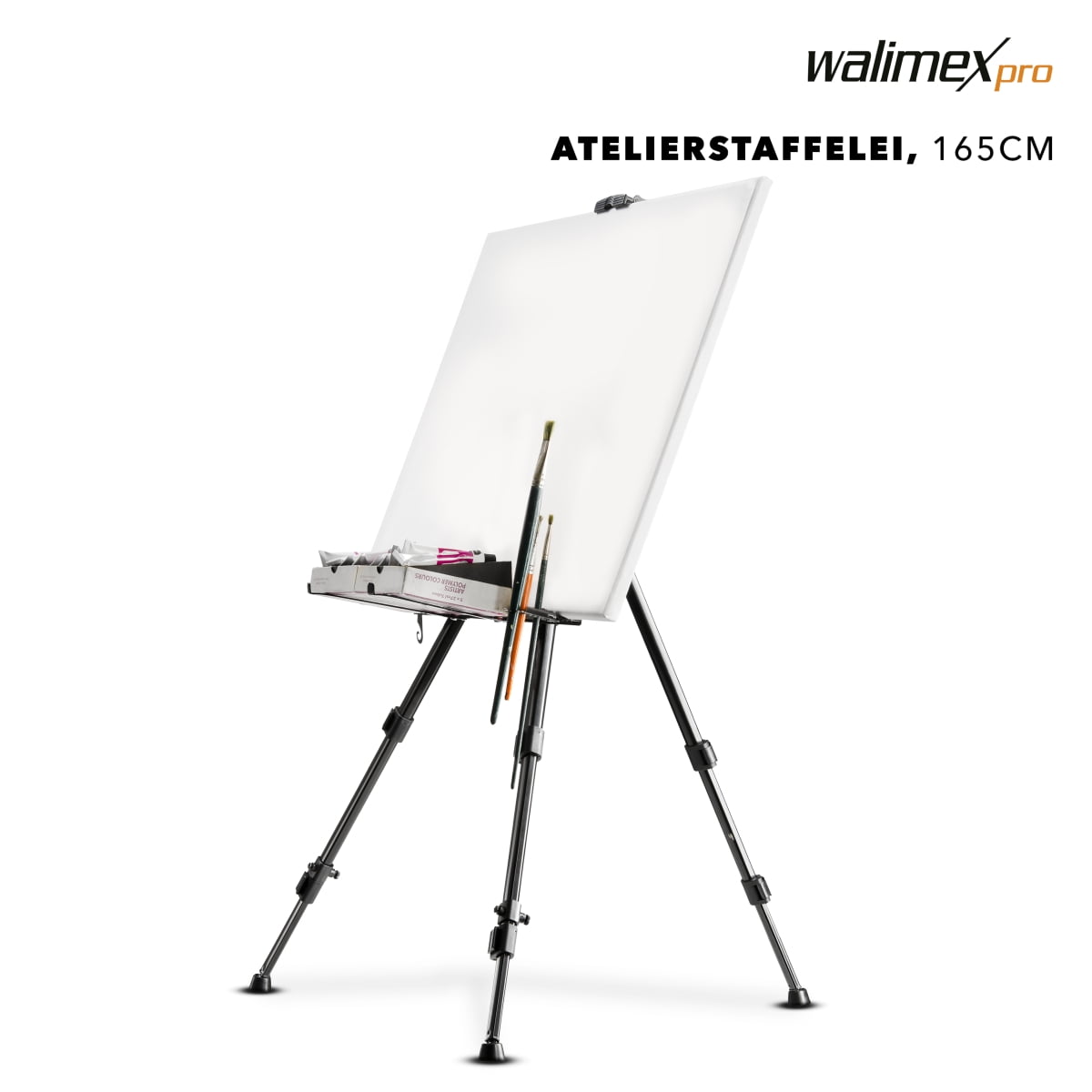 Atelierstaffelei L Aluminium, 165cm
