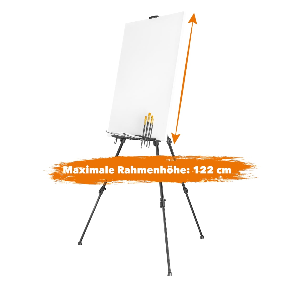 Atelierstaffelei L Aluminium, 165cm