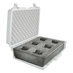Inlay für 6 Objektive für Outdoor Schutzkoffer L
