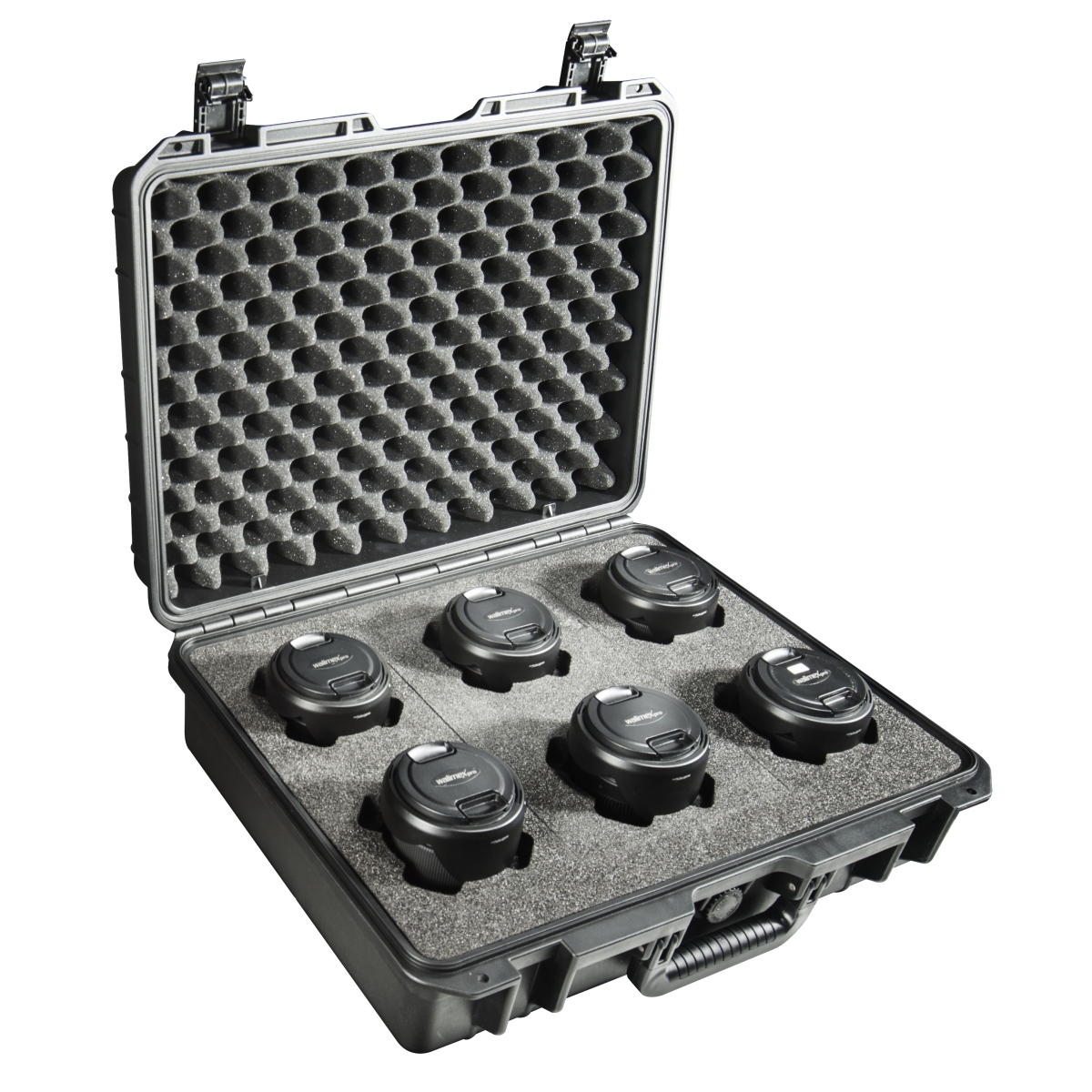 Inlay für 6 Objektive für Outdoor Schutzkoffer L
