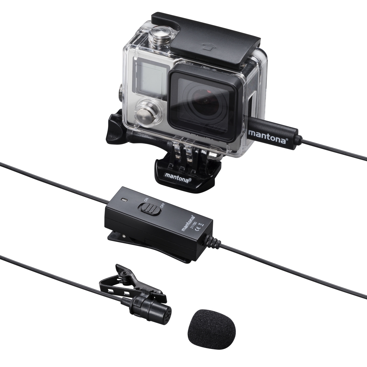 Lavalier Mikrofon für Gopro 3/3+/4