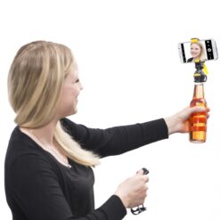 smartphone Bottle Selfie Halter Pinguin