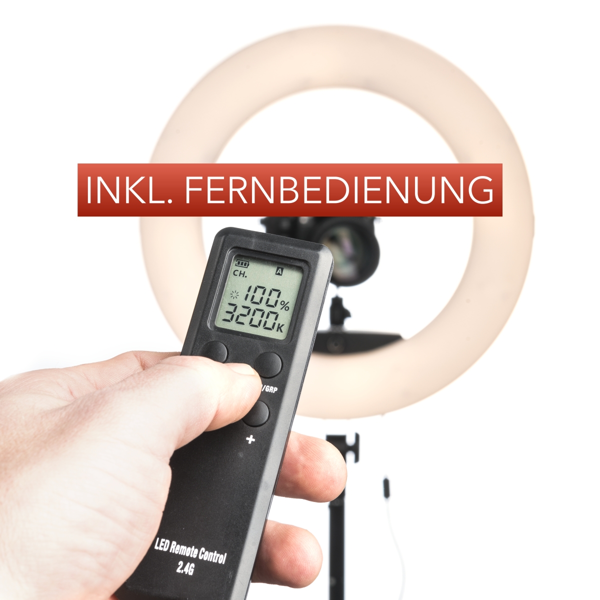 LED-Ringleuchte Medow 960 Pro ø45cm
