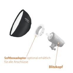 Beauty Dish Softbox QA ⌀65 Universal