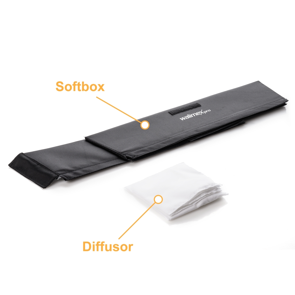 Softbox für Flex LED 1000 Tiefe 10cm