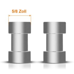 ⅝” Spigot mit ¼” & ⅜“-Gewinde 2er-Packung