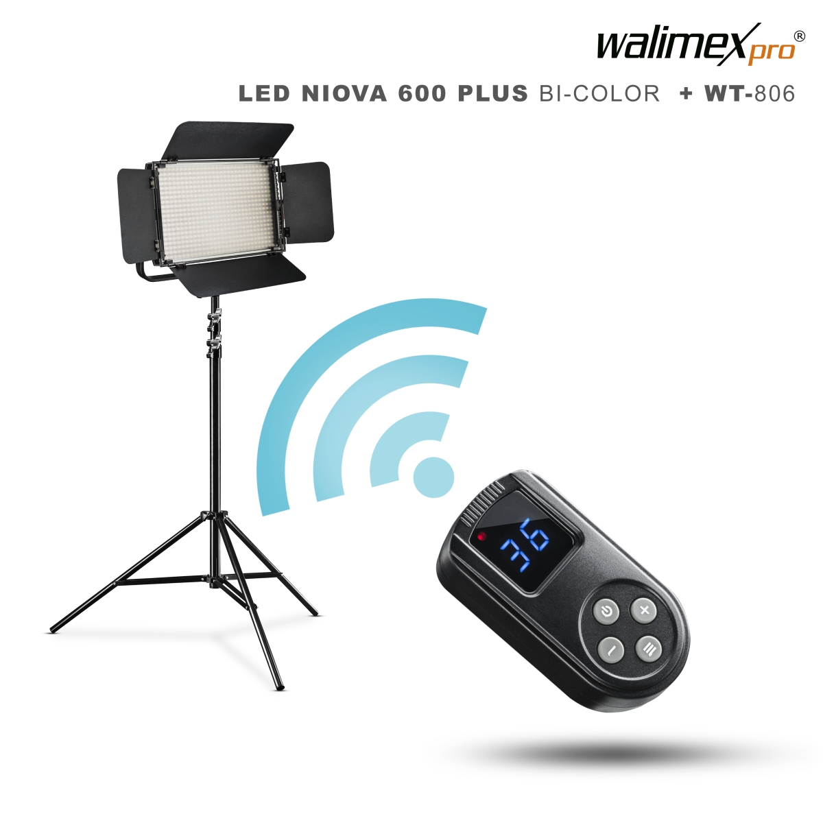 LED Niova 600 PLUS mit Stativ BiColor