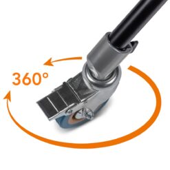 Stativrollen Pro 7525 3er Set, 75mm