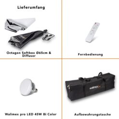 LED 45W Octagon ⌀65cm BiColor