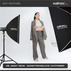 walimex pro® Basic Softbox 60 × 90 cm, Bowens