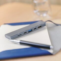 Docking HUB USB-C grau
