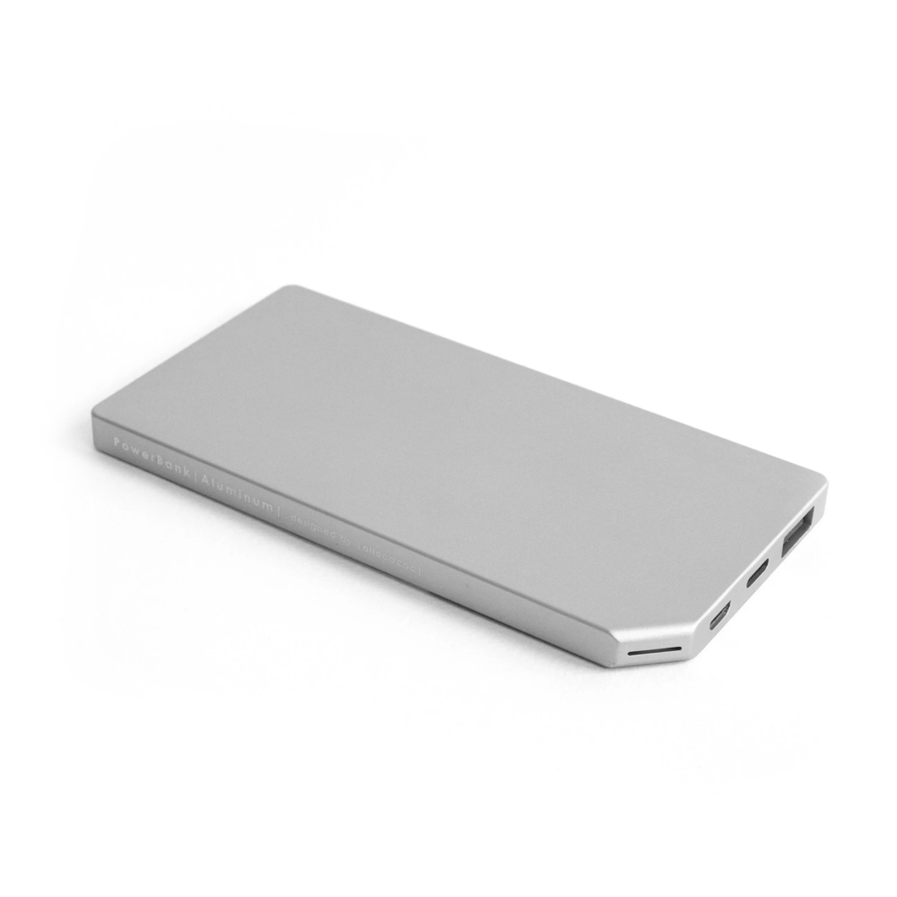 Powerbank Alu 5000mAh silber