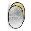 2in1 Faltreflektor gold/silber 100x150cm