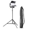 walimex pro LED Sirius 160 BiColor Set mit Lampenstativ & V-Mount Kabel