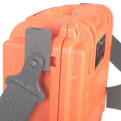 2209 Koffer orange mit Schaumstoff