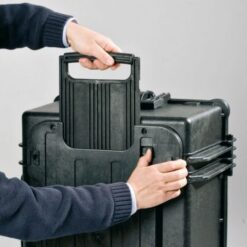 5326 Koffer schwarz mit Schaumstoff