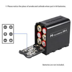 Batteriepack NP-F für 6 Stk. AA-Batterien