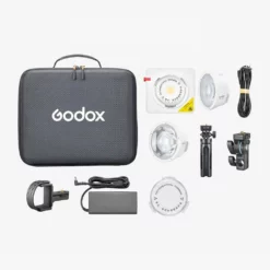 Godox ML100Bi BiColor LED Set I Linsenreflektoren, Stativ, Halterung, Tasche