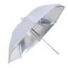 Reflexschirm ø84cm silber/weiss