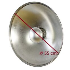 Beauty Dish mit Wabe ø55cm Universalanschluss