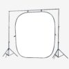 StudioKing Falthintergrund 2in1 schwarz/weiß 240x240cm