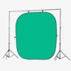 StudioKing Jumbo Falthintergrund grün/blau 240x240cm