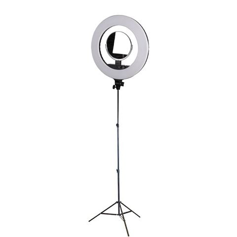 LED Ringleuchte 480 mit Lampenstativ