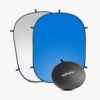 walimex pro 2in1 Falthintergrund grau/blau