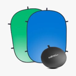 walimex pro Falthintergrund grün/blau 150x210cm | 200x230cm