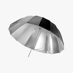 walimex pro® Parabol Reflexschirm schwarz/silber
